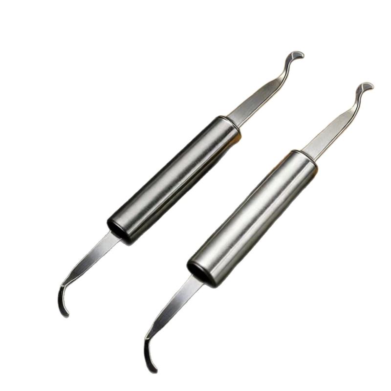 Ergonomic Design Stainless Steel Oyster Knife with Peeler for Kitchen Efficiency