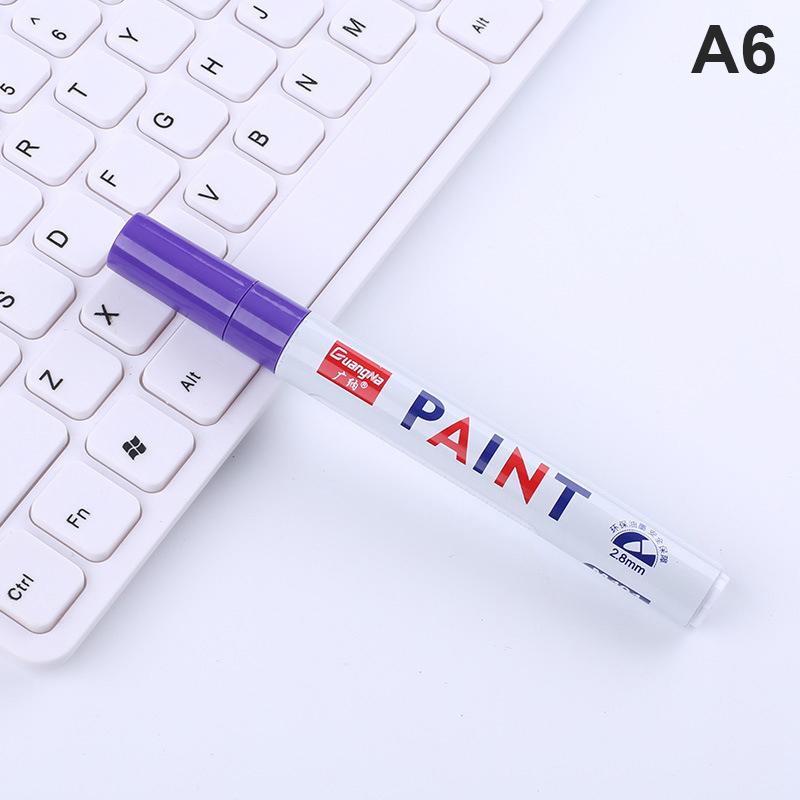 12 цветов, краска-маркер, устойчивая к выцветанию автомобильных шин, протектор шин, компакт-диск, металл, постоянный