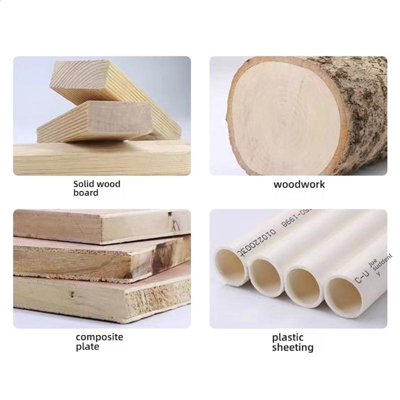 4Pcs 1/4inch Hex Shank Adjustable Countersink Drill Bit Set Replaceable Drill Bit Woodworking Countersink Drill Bit