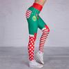 New Christmas Printed Butt Lifting High Waist Fitness Pants Pencil Pants for Women