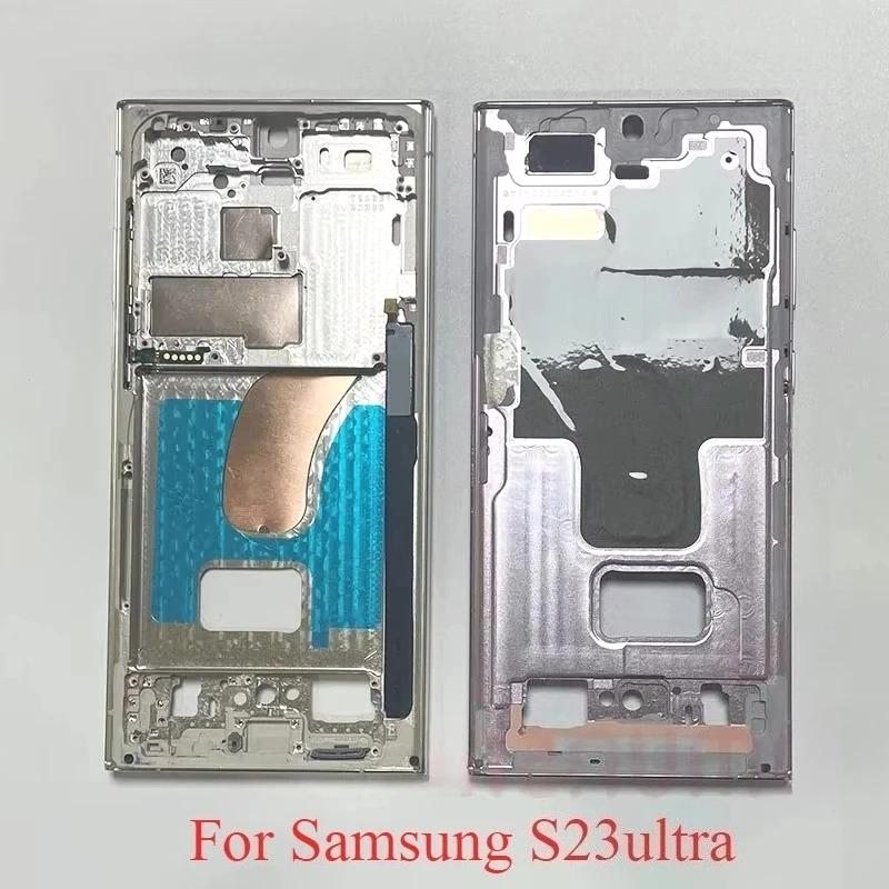 Для Samsung Galaxy S23 Ultra Средняя рамка Рамка Дисплей LCD Запасные части для ремонта