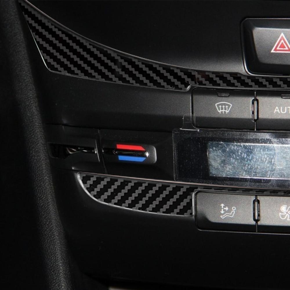 2 шт./компл. Накладка на панель управления ручками кондиционера, наклейка-трим для Peugeot 2008 208 2014-2018, аксессуары с блестками для интерьера