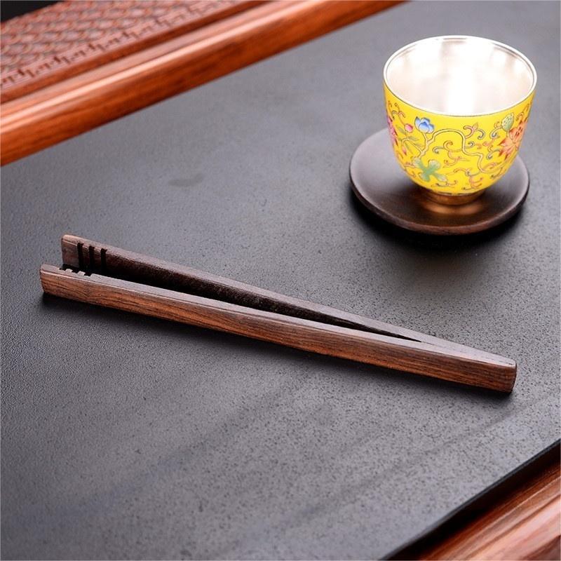Бамбуковые пинцеты и изогнутые зажимы для чайных сервизов и церемониальных принадлежностей