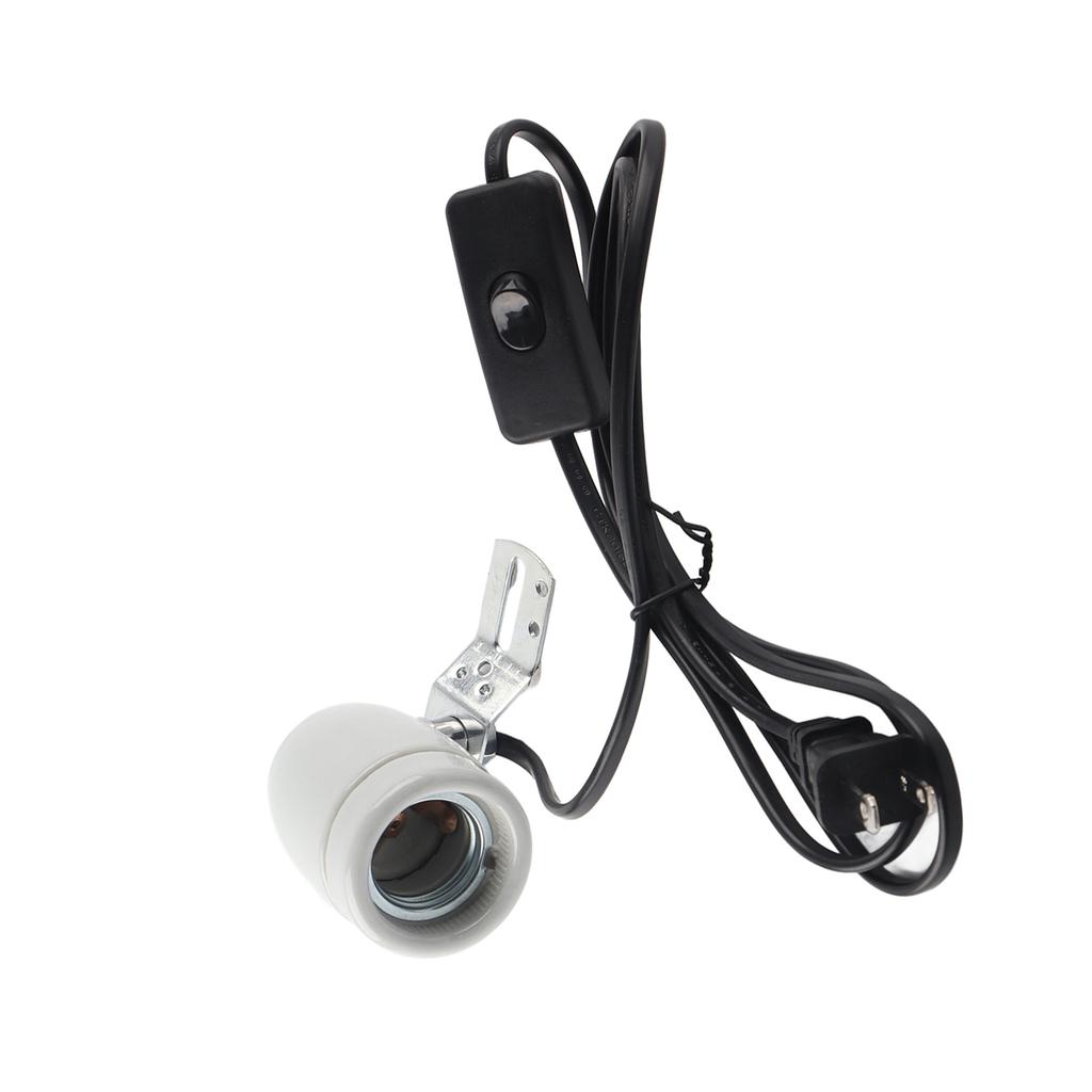 E27 Rotatable Reptile Pet Clip Heat Lamp Bulb Base Socket Holder 300W