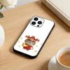 Чехол для телефона с большим глазом, глупой кошкой и мышью для iPhone 17 16 15 14 13 12 Max Plus, силиконовый, черный