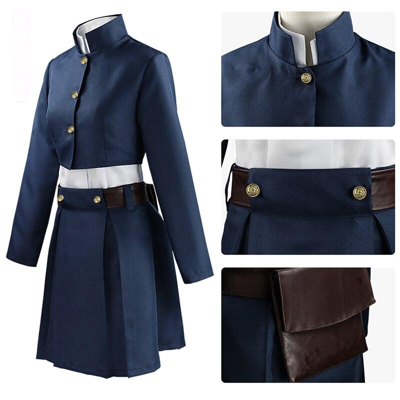 Костюм для косплея Jujutsu Kaisen Kugisaki Nobara, женский костюм, полный комплект, платье, вечерние костюмы, школьная форма для девочек