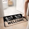 Water-absorbing Bathroom Carpet 40*60cm Bedroom Door Rug Creativity Foot Mat  Home Decor
