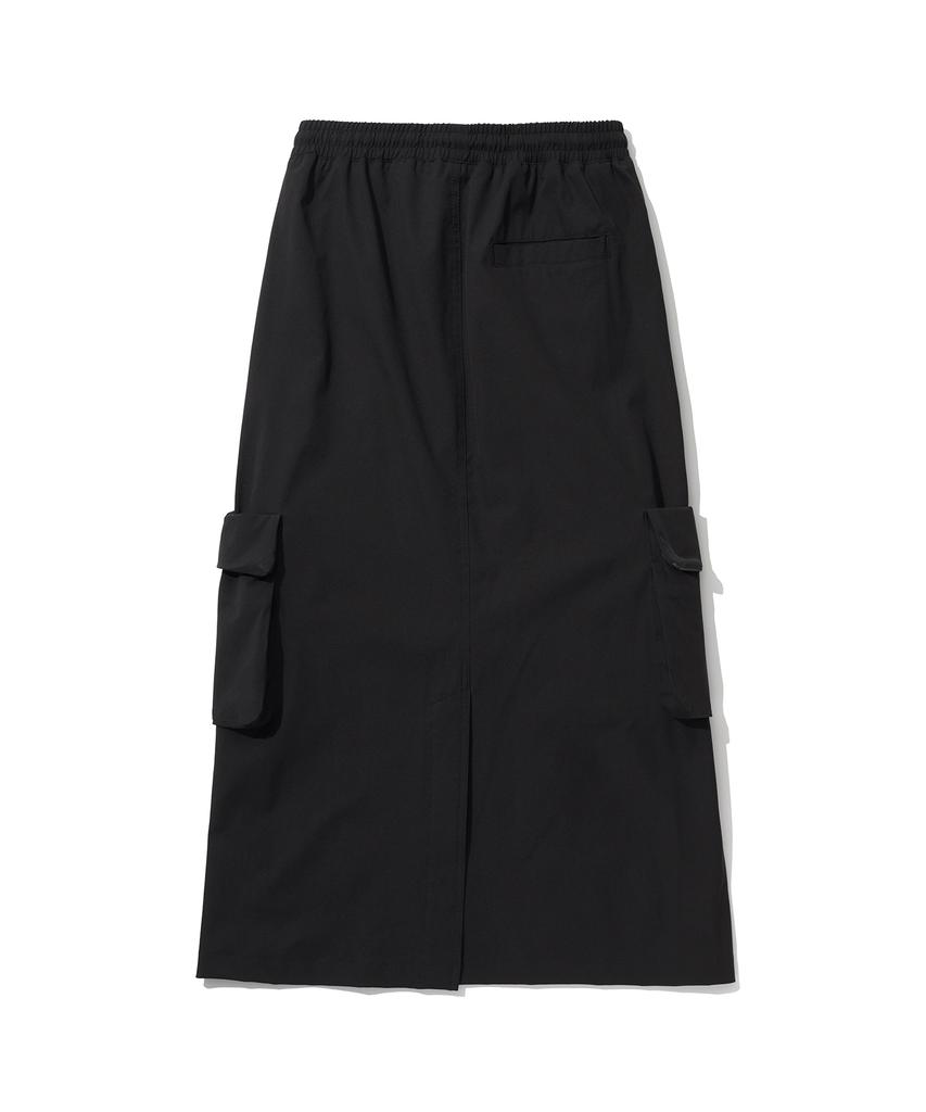 1993 Studio Wind Cargo Long Skirt_Black