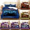 Anime Yu-Gi-Oh Game Card Bedding Set Boys Girls Twin Queen Size Duvet Cover Pillowcase Bed Boys Adult Fashion Home Textileextile