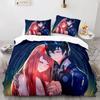 Комплект постельного белья Nwe Darling In The Franxx, покрывало, односпальное, двуспальное, двуспальное, двуспальное, двуспальное, комплект постельного белья, пододеяльник для семьи, 23 шт.
