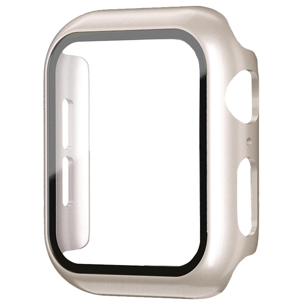 Пленка с чехлом из ПК для Apple Watch Ultra 9 8 7 49 мм 41 мм 45 мм SE 6 5 4 3 2 1 40 мм 44 мм 42 мм 38 мм Защитная пленка из закаленного стекла для экрана, бампер