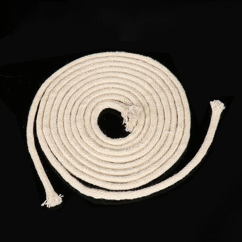 1M/Roll Oil Lamps Accessories DIY 3/4MM Durable Alcohol Round Kerosene Wick Cotton Burner