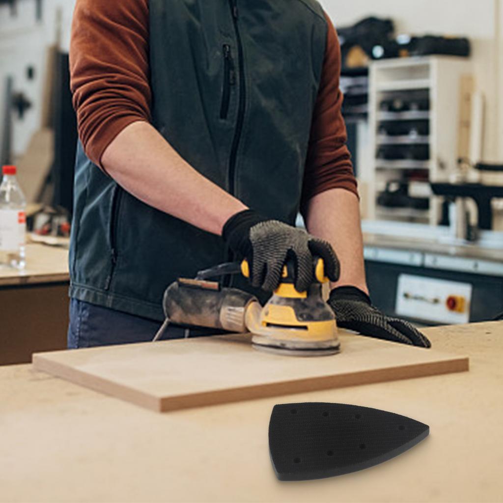 1pc Sanding Pad and Triangle Sanding for Pads 7 Hole Sandpaper Backing Pad