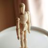 1 шт. Подвижная модель манекена, конечности, деревянная рука, тело, рисованные игрушки, фигурки, домашний декор, художественные модели, шарнирная кукла, детские подарки