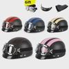 Retro Electric Bike Helmet for Men & Women - Lightweight, Universal Fit for All Seasons