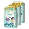 M Pampers лучшее для кожи 204 листа листов x 3 [размер ленты] подгузники, первый раз (6~11 кг), (68 упаковок) [Элемент дела]