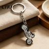Compact Keychain Motorcycle Alloy Rhinestone Metal Key Ring Multiple Decorative Colors Cool Car Accessories for Men Women Accessory