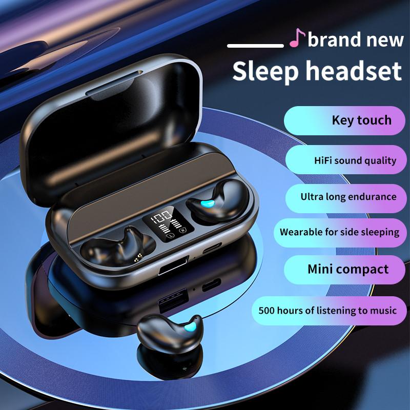 X57 Invisible Sleep Earbuds Беспроводные Bluetooth 5.3 Наушники Скрытые Наушники Водонепроницаемые Шумоподавление Спортивные Гарнитуры