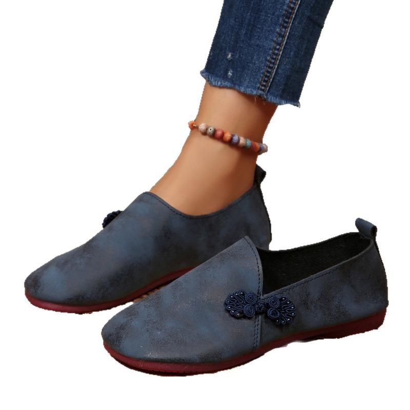 Туфли на плоской подошве для ленивых - Новый стиль, Большой размер, Удобная и повседневная обувь для женщин