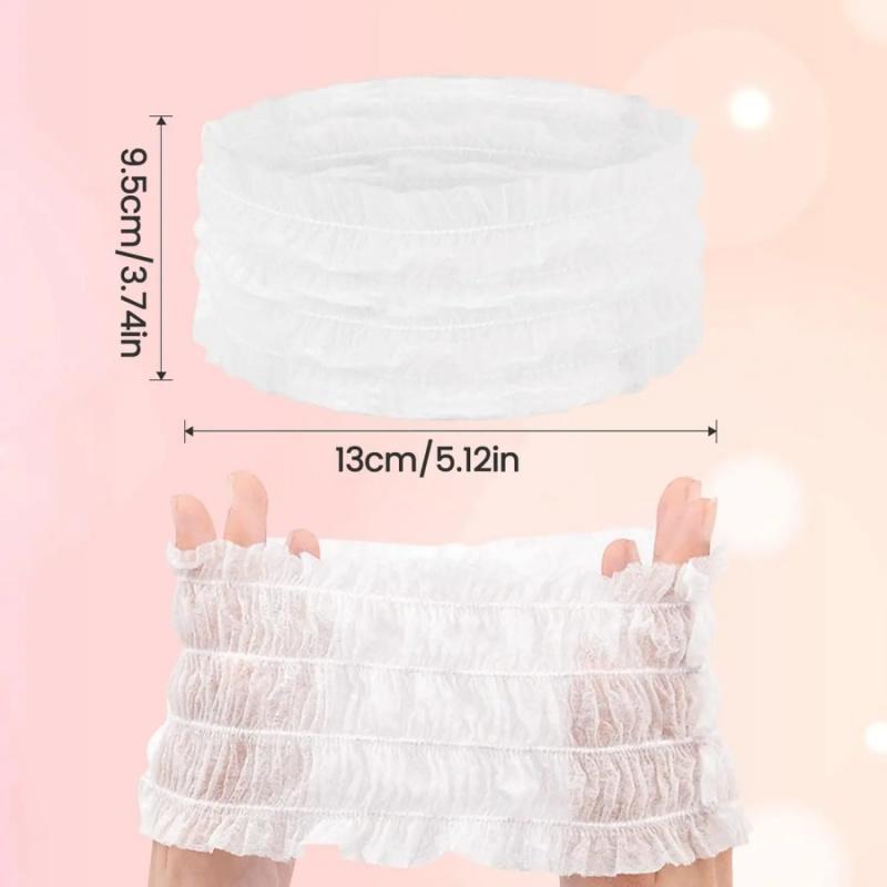 10 шт./20 шт. Одноразовые повязки для волос для салона красоты, парикмахерской, сауны, СПА, отеля, бани, полоска для лица, спортивные, дорожные, портативные, для волос Ти