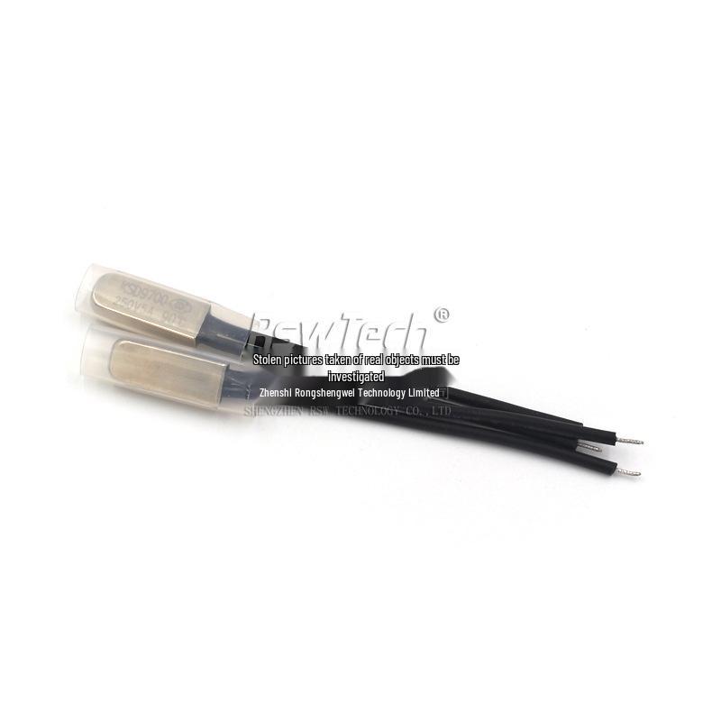 Термозащитный выключатель KSD9700: 5А, Металл, Нормально открытый/закрытый, от 15°C до 155°C.