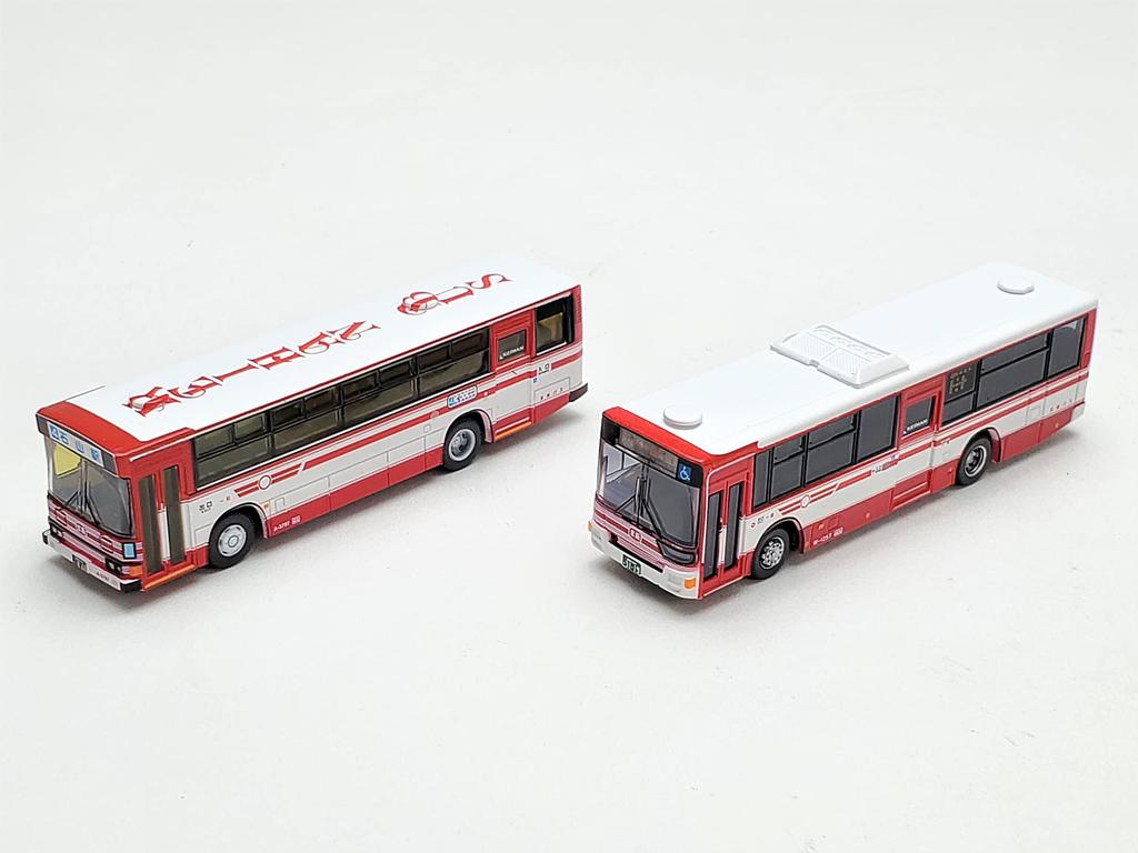 The Bus Collection Bus Collection Keihan Bus 100th Anniversary Route Car Set of 2 Diorama Supplies