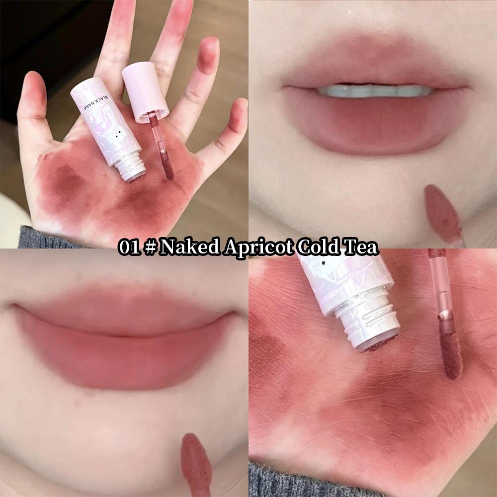 Black Nana Cat Mist Lip Glaze Мягкая бархатистая текстура блеска для губ, не высыхает, матовый финиш, несколько вариантов цвета Блеск для губ