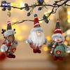 Christmas Cute Decorations Snowman Deer Christmas Tree Decorations Santa Claus Gifts Xmas Ornaments for New Year Party Supplies