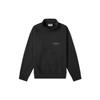 Fear of God Свитшот Essentials FW20 с воротником-стойкой и буквенным узором, унисекс, черный FOG-FW20-345