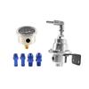Adjustable Fuel Pressure Regulator Car Accessories Vehicle Refitting Fuel Supercharger Aluminum Universal With Gauge Kit car Pressure Regulators 5