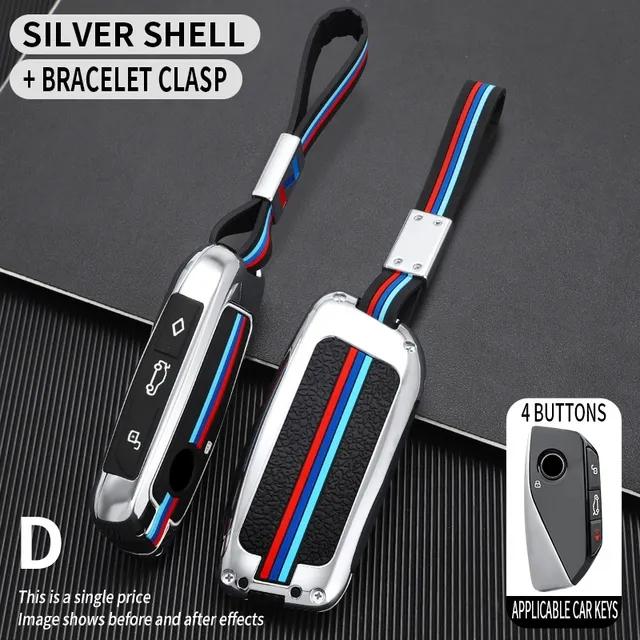 Для BMW X1 U11 X7 G07 XM G09 I7 7 серии G70 LCI IX I20 U06 G81 M3 чехол для ключей из цинкового сплава, автомобильный чехол для ключей, аксессуары для ключей, брелок