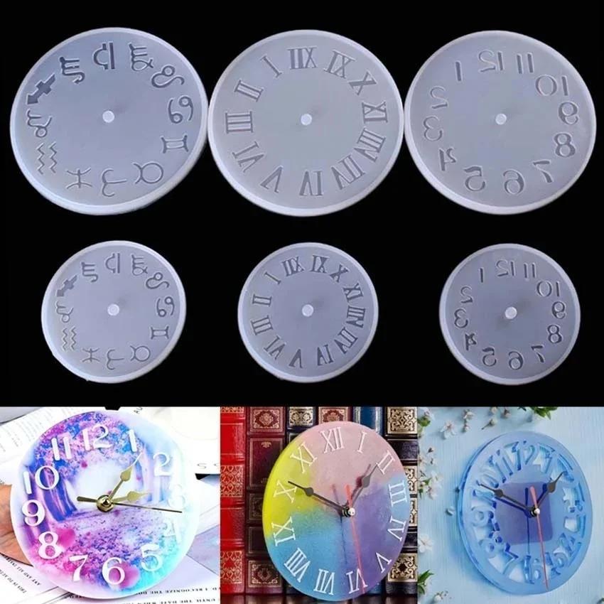 Clock Silicone Mold for Jewelry Clock Resin Silicone Mold Handmade Tool DIY Epoxy Resin Molds Diy Accessories