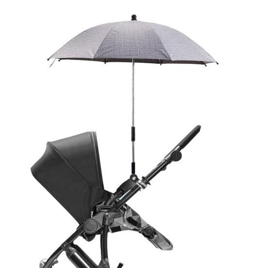 With Adjustable Clamp UV Protection Sunshade Waterproof 360-degree Rotation Portable Children Buggy Sun-proof Parasol