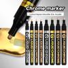 Electroplating Mirror Marker Pen DIY Reflective Paint Pens Hand-repair Chrome-plated Waterproof Tire Ceramic Touch-up Paint 1mm/2mm/3mm