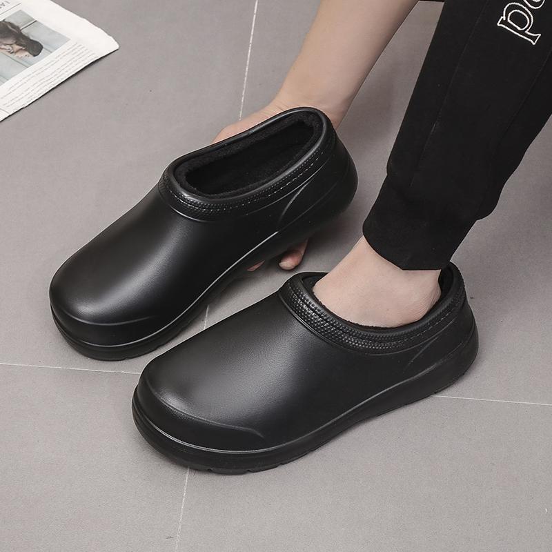 2024 Новые мужские и женские туфли для шеф-повара из ЭВА, нескользящие водонепроницаемые туфли с масляной защитой, удобные рабочие тапочки, обувь для рыбалки на открытом воздухе