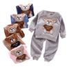 Autumn Winter Flannel Pajamas Newborn Clothes Baby Boy Clothes Set for Girls Clothing Toddler Plush Suit Casual Kids Homewear