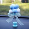 Creative Spring-Loaded Cute Balloon Car Ornament for Dashboard Decoration