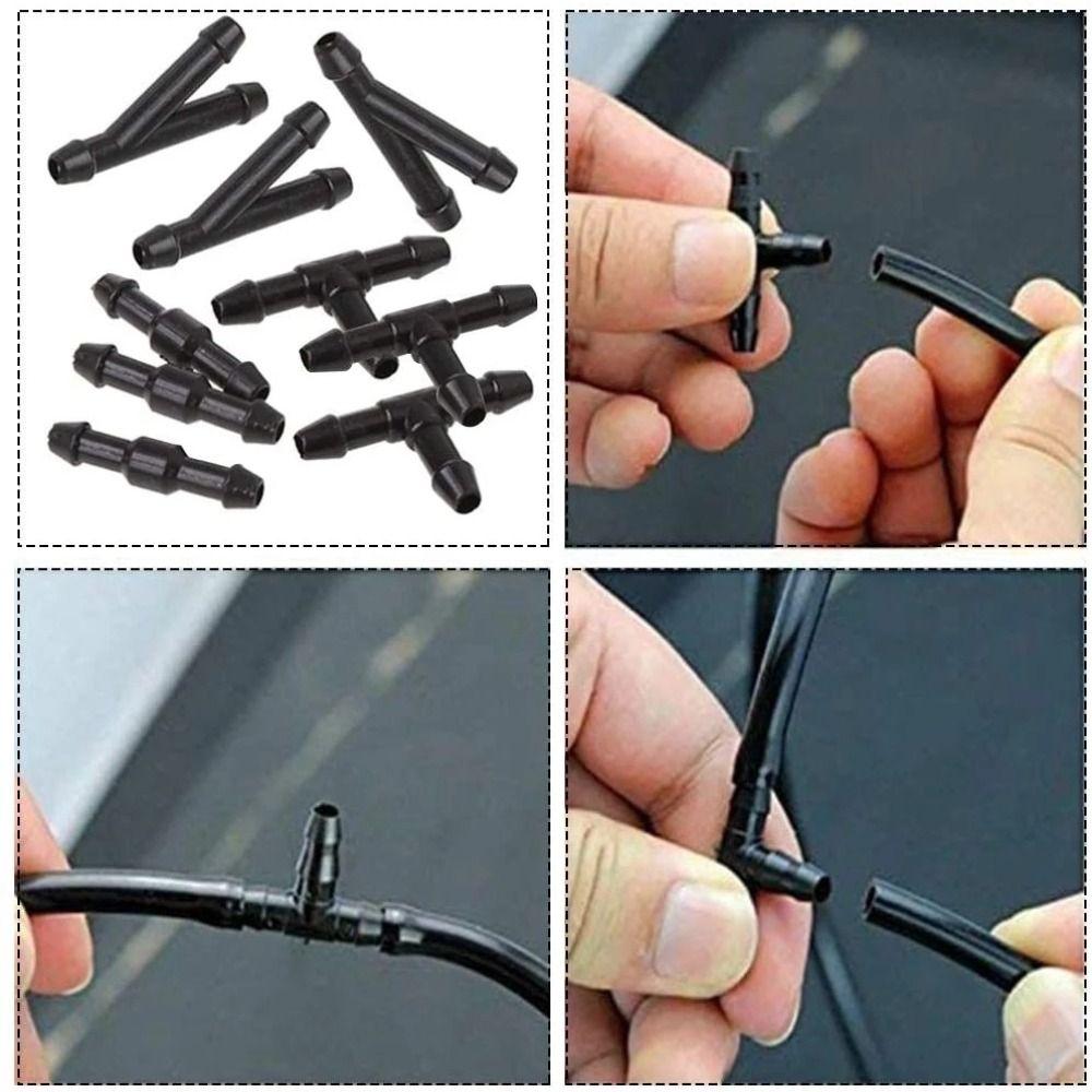 Car Parts With Connector Windshield Washer Hose Windshield Wiper Tube Water Hose Wiper Blade Pipe