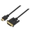 Nano Cable 10,15.0503 Câble DVI Vers DVI HDMI Type 1/18-HDMI M/M 3 Mètres Noir - 10913