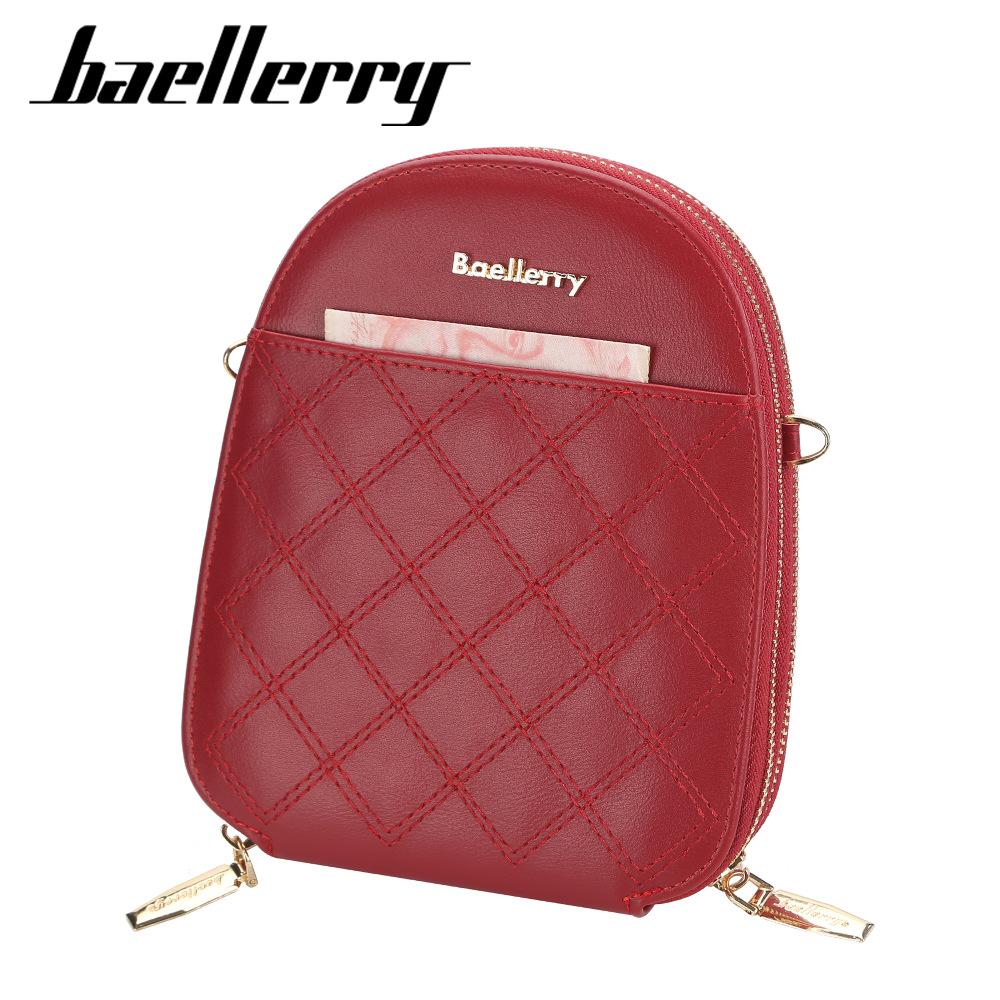 Baellerry Модные женские сумки на ремне из искусственной кожи, сумка через плечо, женская сумка для телефона, кошелек