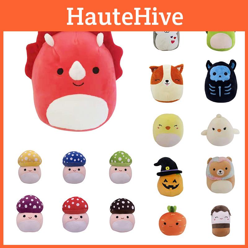 И милая плюшевая игрушка Squishmallow с изображением Stump The Skeleton Squad Bouncer**