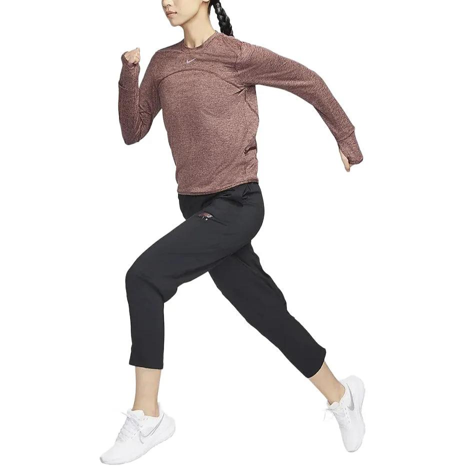 Nike Dri FIT Swift Element UV T Shirt Women's Burgundy (Unisex) T-Shirts FB4298 652