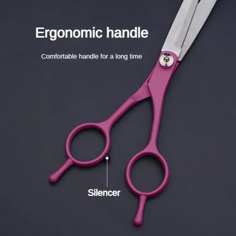7-дюймовые ножницы для стрижки волос из нержавеющей стали, парикмахерские ножницы, филировочные ножницы, профессиональный инструмент для салонной укладки