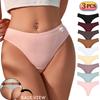 3 шт. Женское хлопковое нижнее белье G-стринги Стринги для женщин Мягкие с низкой посадкой Сексуальные стринги Женские трусики Женское нижнее белье
