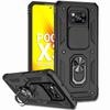Чехол для Xiaomi POCO X3 Pro Чехол-накладка для POCO X3 NFC Защитное бронированное покрытие для объектива камеры Противоударный магнитный держатель-кольцо Fundas Coque