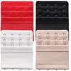 5PC Bra Extenders Strap Buckle Extension 3 Rows 4 Hooks Clasp Straps Bra Strap Extender Sewing Tool