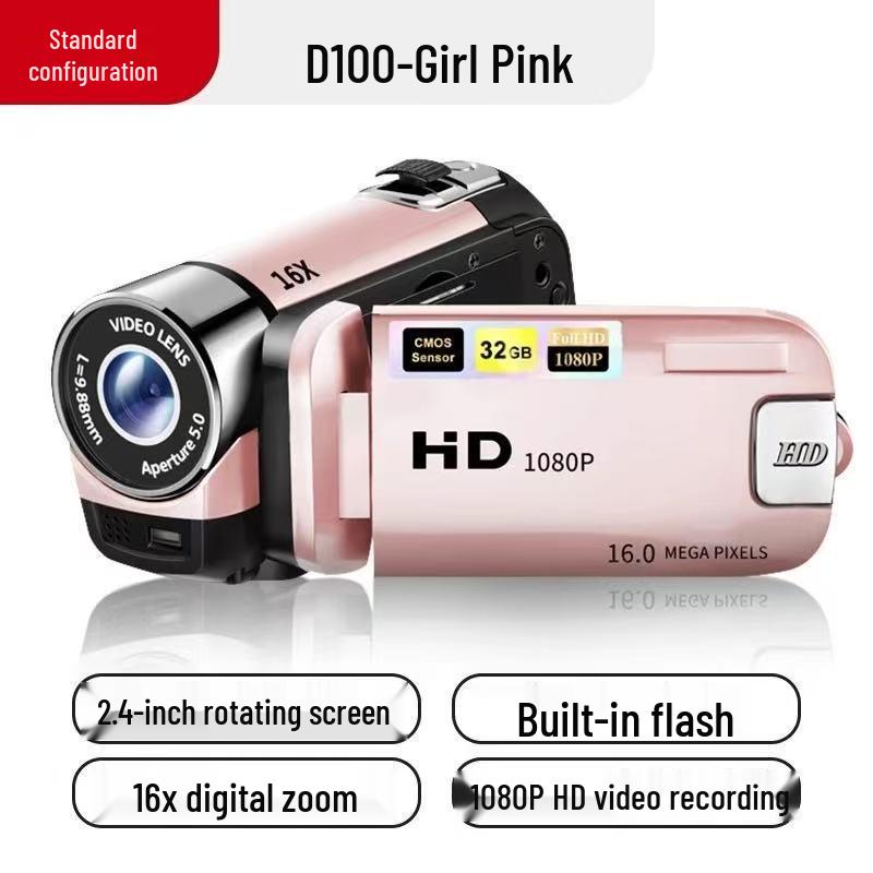 HD DV Цифровая видеокамера с 16 МП CCD для студентов, модель d100