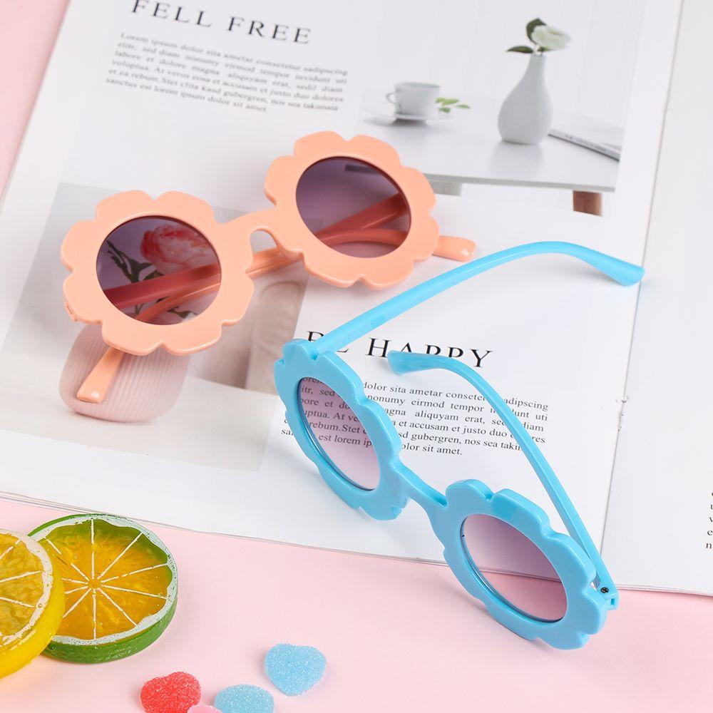 1 шт. Модные крутые очки уличной моды в форме цветка, детские солнцезащитные очки, винтажные солнцезащитные очки