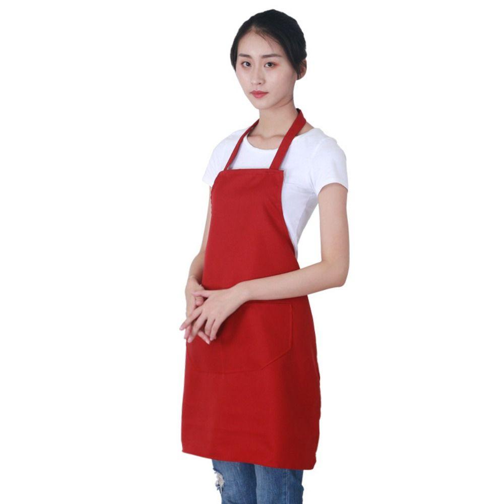 Sleeveless Chef Apron Waterproof Cooking Baking Apron Cute Kitchen Cleaning Apron Home Kitchen