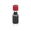 SPST Momentary Round Pushbutton (Red)